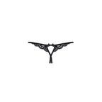Crotchless Lace Thong Black > Clothes > Panties