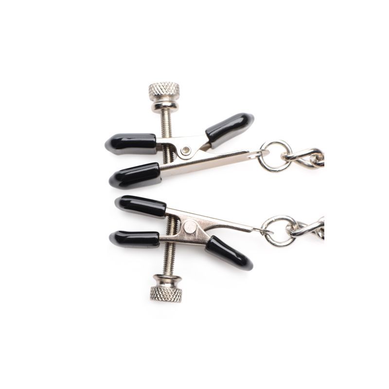 Titty Taunter Nipple Clamps with Weighted Bead > Sex Toys > Nipple Clamps