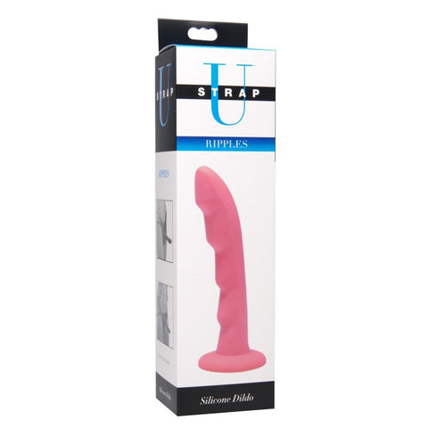 Ripples Silicone Dildo for Harness Play and Solo Adventures DONGS