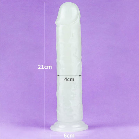 Lumino Play Glow in the Dark Dildo 8 Inch > Dildos > Realistic Dildos