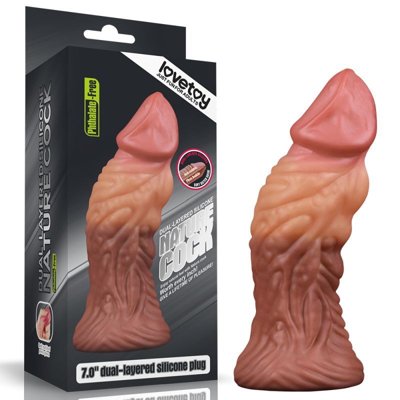 Lovetoy 7 Inch Dual Layered Silicone Cock – Lifelike Dildo Default Title > Dildos > Fantasy