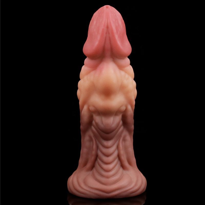 Lovetoy 7 Inch Dual Layered Silicone Cock – Lifelike Dildo > Dildos > Fantasy