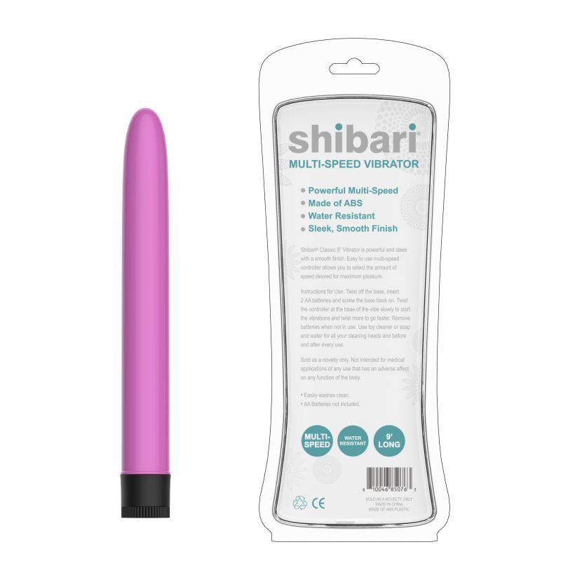 Shibari Multi Speed Vibrator 9 Inch Pink Vibrators