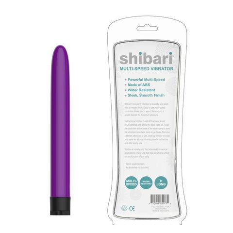 Shibari Multi Speed Vibrator 9 Inch Purple > Vibrators > Standard Vibrators