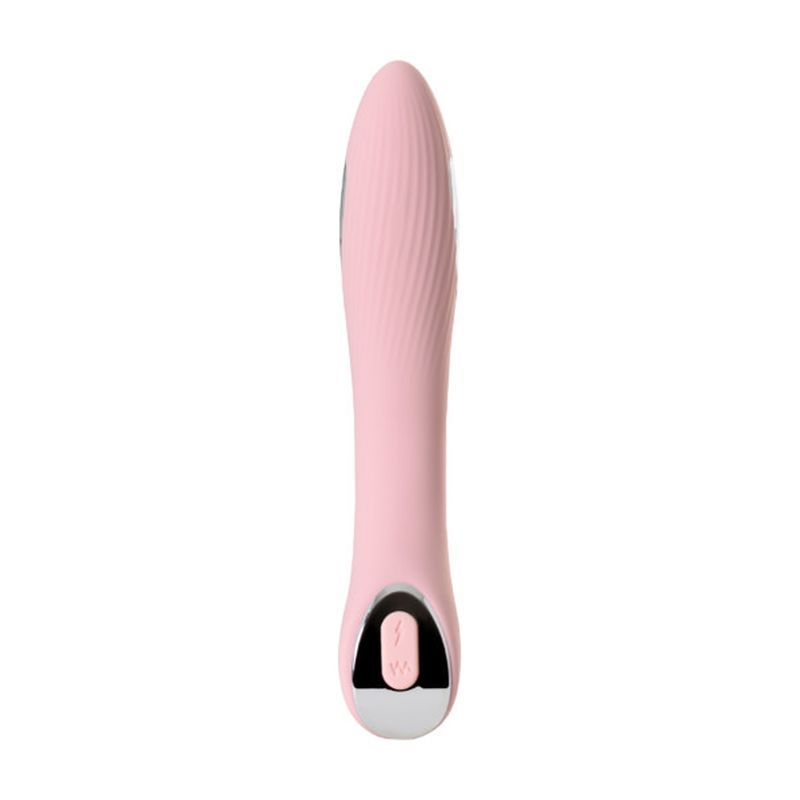 Physics Tesla Electric Stim G-Spot Vibrator (Pink) – Rechargeable Silicone Vibrator Pink Vibrators - G Spot