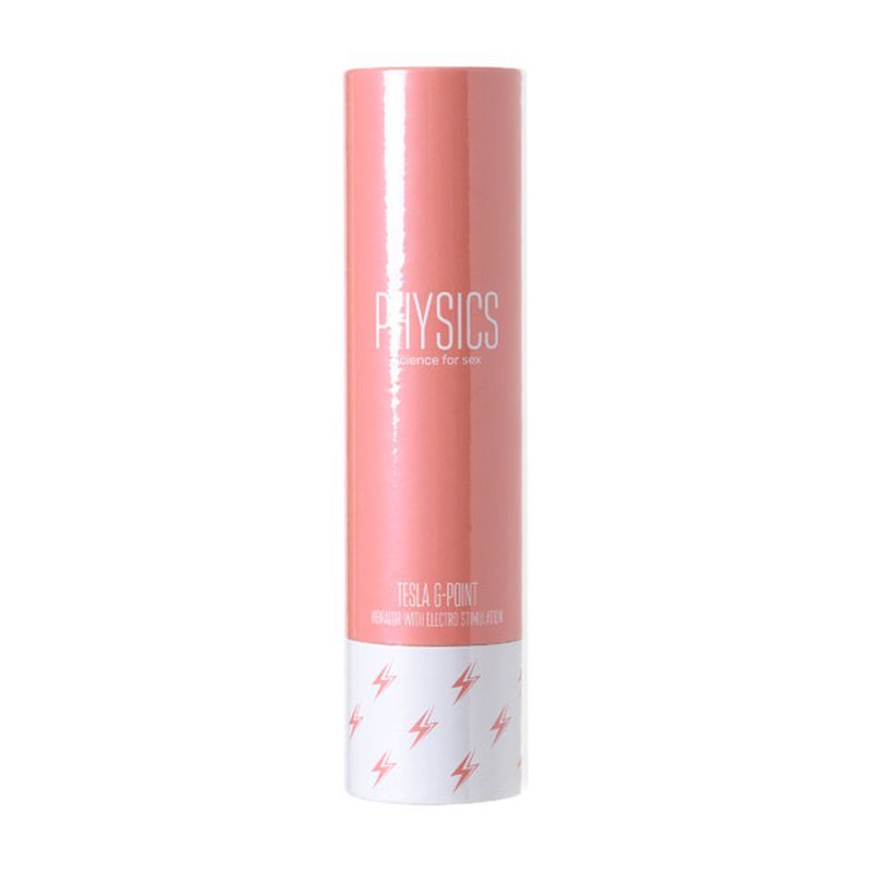 Physics Tesla Electric Stim G-Spot Vibrator (Pink) – Rechargeable Silicone Vibrator Vibrators - G Spot