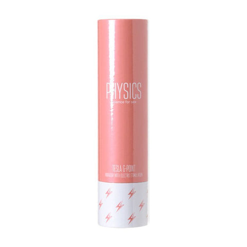 Physics Tesla Electric Stim G-Spot Vibrator (Pink) – Rechargeable Silicone Vibrator Vibrators - G Spot