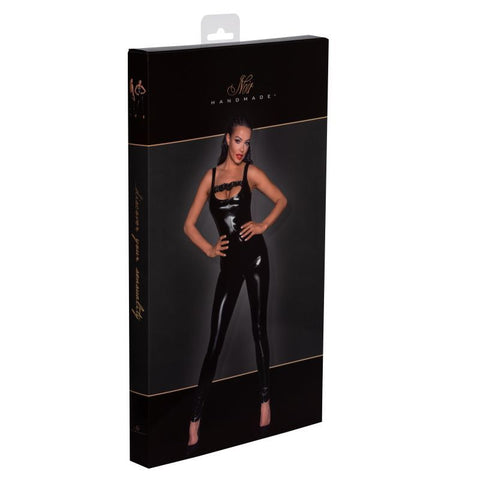 PVC Overall with Two Way Zipper for Bold Style and Easy Access Womens Latex