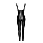 Power Wetlook Overall with Tulle Panel > Clothes > Womens Latex