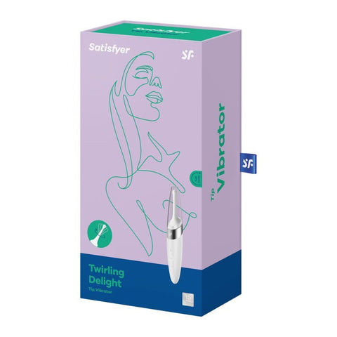 Satisfyer Twirling Delight Tip Stimulator in White STIMULATORS