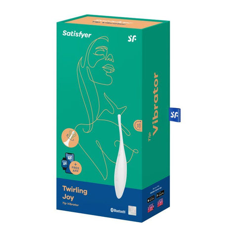 Satisfyer Twirling Joy Tip Stimulator in White STIMULATORS