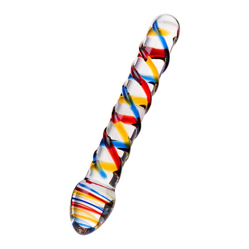 Sexus Glass Dildo Tropicana 19.5 Centimeters Clear > Glass > Dildos Main image
