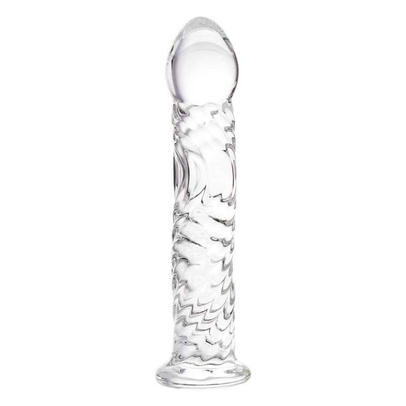 Sexus Glass Dildo Clear 16 Centimeters Body Safe Clear > Glass > Dildos Main image
