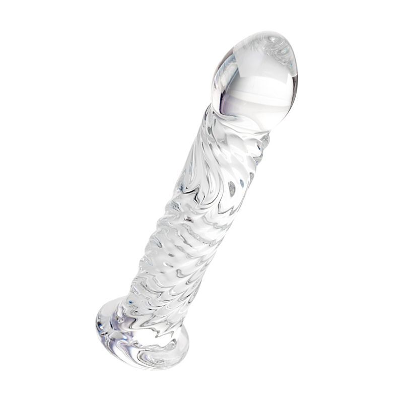 Sexus Glass Dildo Clear 16 Centimeters Body Safe Secondary image