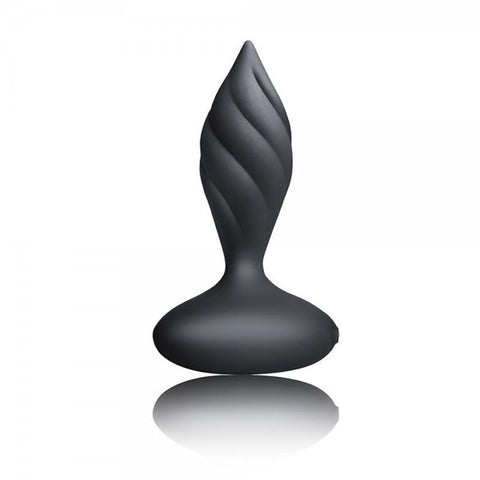 Petite Sensation Desire Butt Plug w Remote Black Butt Plugs - Vibrating