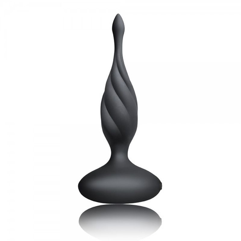 Petite Sensation Discover Butt Plug w Remote Black Butt Plugs