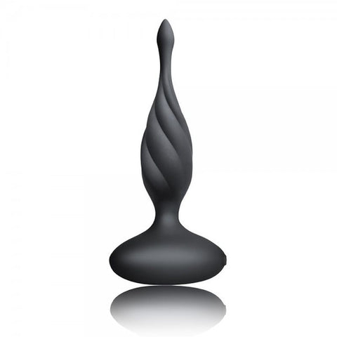 Petite Sensation Discover Butt Plug w Remote Black Butt Plugs