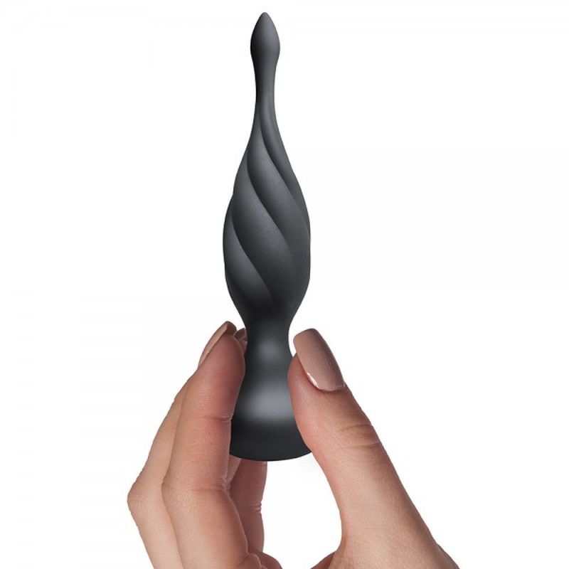 Petite Sensation Discover Butt Plug w Remote Black Butt Plugs
