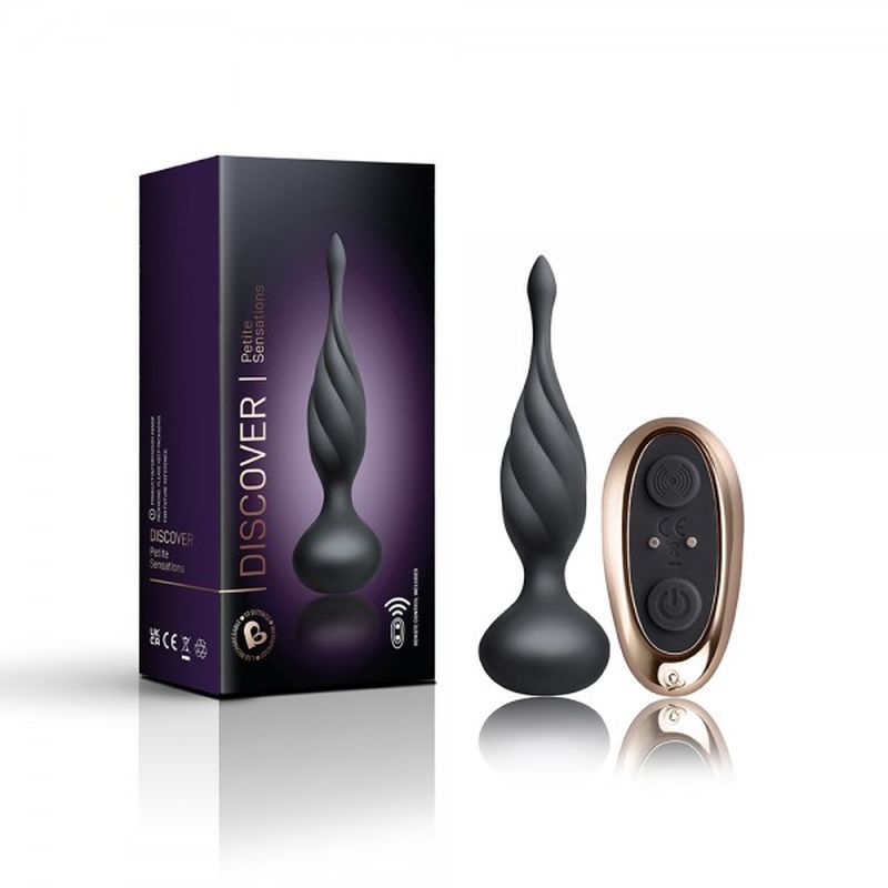 Petite Sensation Discover (Black) – Remote-Controlled Butt Plug (5.5 Inch) > Anal Range > Butt Plugs