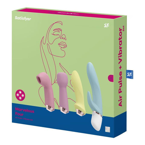 Satisfyer Marvelous Four - 4-in-1 USB Rechargeable Vibes AIR PULSATION