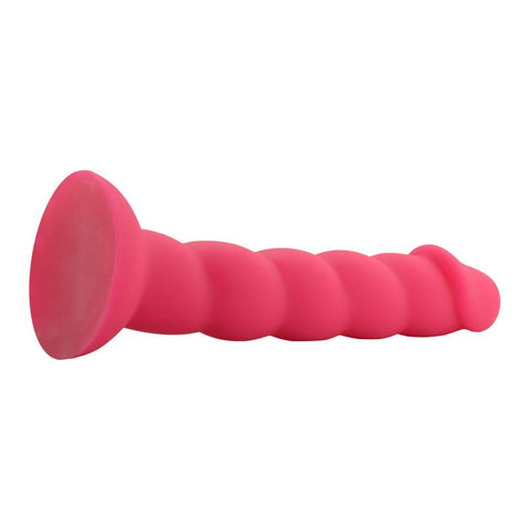 Spiral Pink Cock Dildo for Enhanced Stimulation DONGS