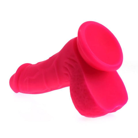 Pedro Thick Realistic Cock with Balls Pink Silicone Dildo Dongs Realistic