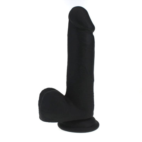 Thick Realistic Black Cock with Balls Silicone Dildo Default Title Dongs Realistic