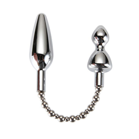 Silver Bullet Double Metal Plug for Dual Stimulation Butt Plugs