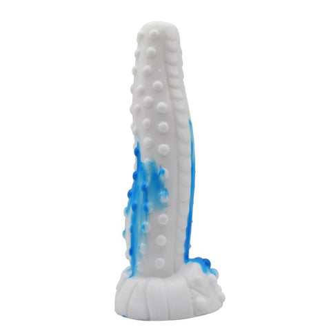 Tiger Dildo Blue and White Premium Silicone Adult Toy Fantasy Dongs