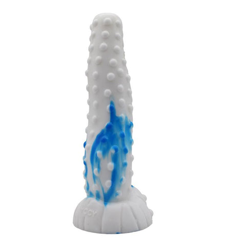 Tiger Dildo Blue and White Premium Silicone Adult Toy Fantasy Dongs