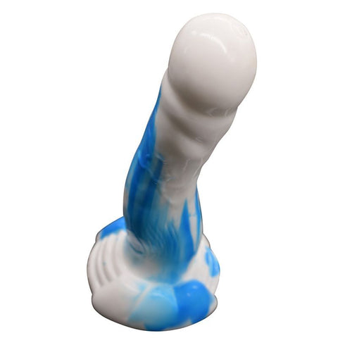 Sea Dog Dildo Blue/White 24.2cm x 5.5cm Fantasy Toy Fantasy Dongs