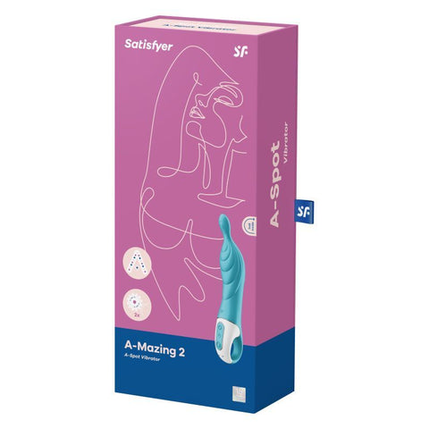 A-Mazing 2 Vibrator Turquoise for A-Spot Stimulation Vibrators