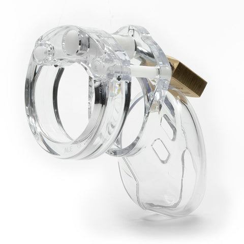 Cockcage CB-6000S Clear 3.25 Inch Medical-Grade Chastity Cage Cages