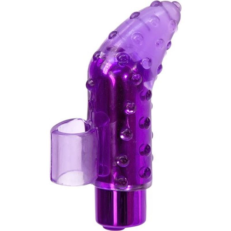 Frisky Finger Vibrator – Rechargeable Silicone Slip-On Finger Vibrator for Targeted Stimulation Purple > Vibrators > Finger Vibrators