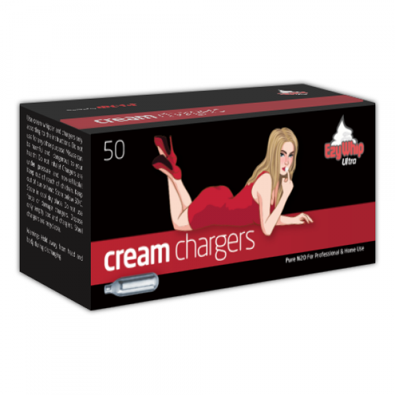 Ezywhip Ultra Cream N2O Chargers 8g 50 Pack – Linde-Sourced Nitrous Oxide Whipping Chargers Default Title > Novelties > Party Supplies