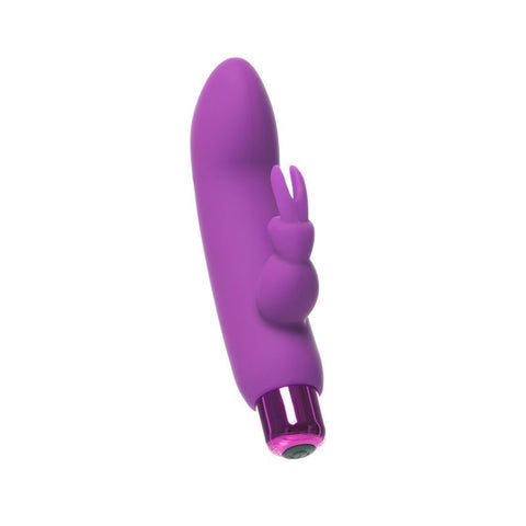 Alices Bunny Rechargeable Bullet w Rabbit Sleeve Purple 4 Inches Default Title BULLETS