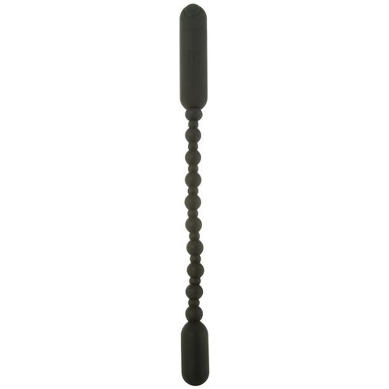 Booty Beads Black - Flexible Vibrating Anal Toy > Anal Range > Anal Beads