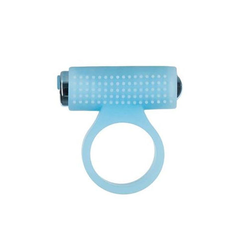 Power Bullet Cosmic Cock Ring w Bullet Glow in the Dark Cock Rings Vibrating