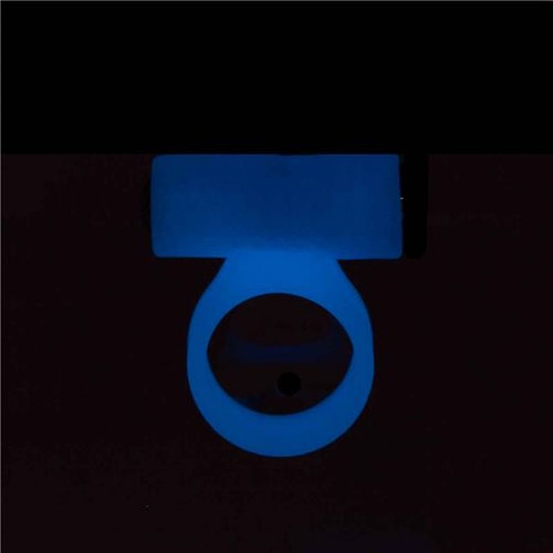 Power Bullet Cosmic Cock Ring w Bullet Glow in the Dark Cock Rings Vibrating