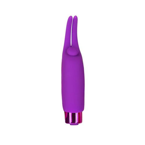 Power Bullet Teasing Tongue w Rechargeable Bullet Purple BULLETS