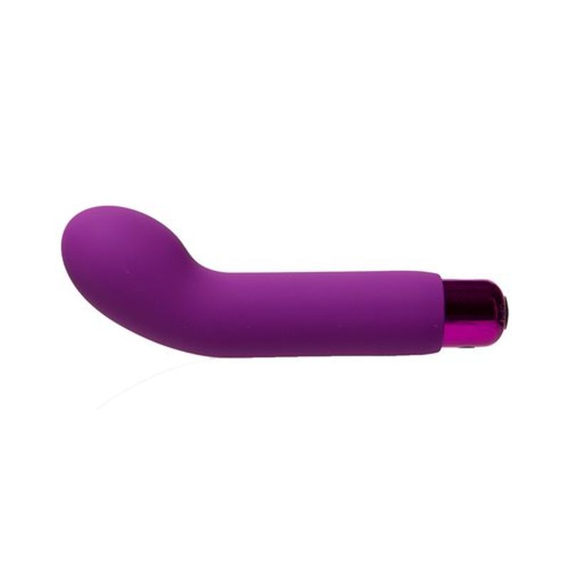 Power Bullet Sara's Spot Vibrator – Curved Multi-Speed G-Spot Vibrator Purple > Sex Toys For Ladies > G-Spot Vibrators