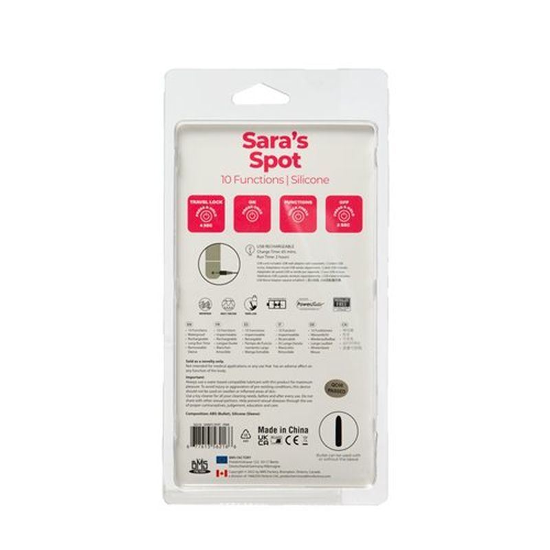 Power Bullet Sara’s Spot Vibrator – Silicone Sleeve G-Spot Vibrator > Sex Toys For Ladies > G-Spot Vibrators