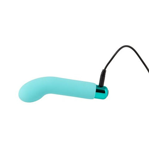 Power Bullet Sara’s Spot Vibrator Teal for G-Spot Pleasure BULLETS
