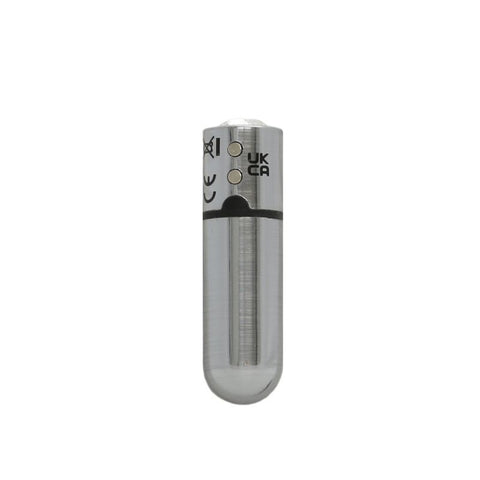 Power Bullet First Class 6cm Rechargeable Vibrator with Crystal Silver Default Title BULLETS
