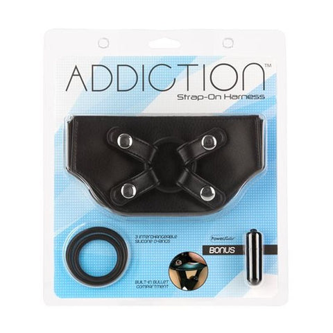 Strap On Harness Black for Addiction Dildos STRAP-ONS
