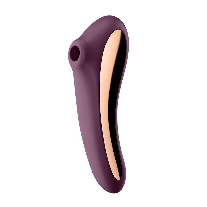 Satisfyer Dual Kiss Wine Red - Dual Stimulation Pleasure Device STIMULATORS
