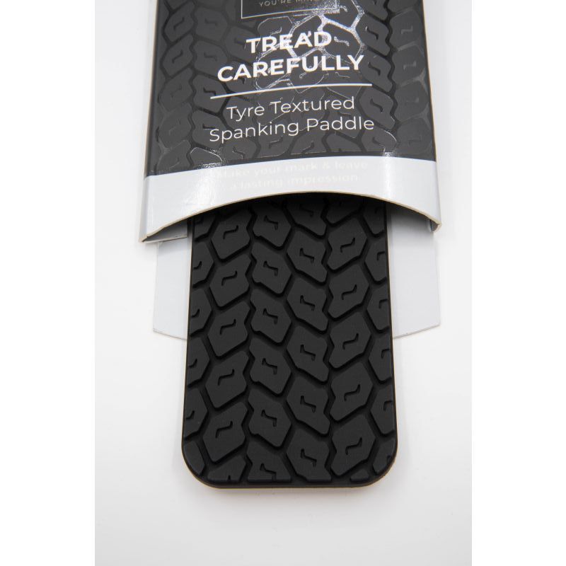Tyre Paddle Large Black - Double-Sided Vegan Spanking Tool Whips & Paddles