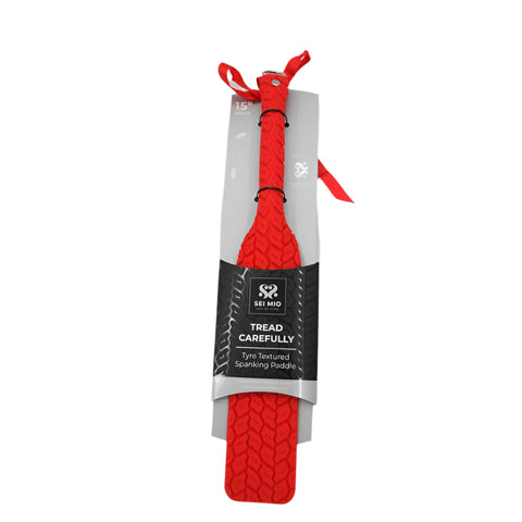 Tyre Paddle Large Red - Double-Sided Vegan Spanking Tool