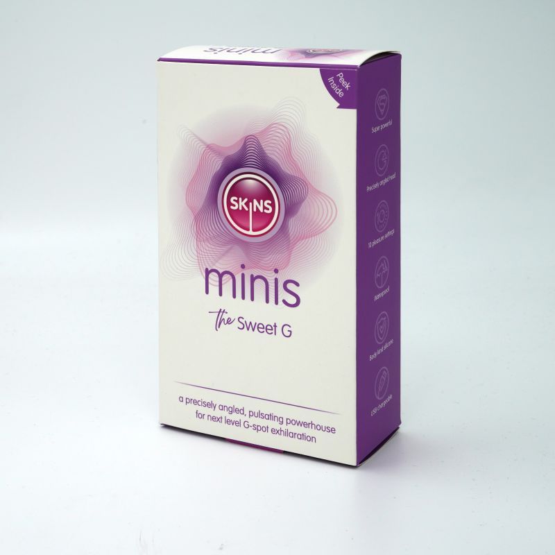 Skins Minis The Sweet G Compact Rechargeable Curved G-Spot Vibrator Travel Size > Sex Toys For Ladies > G-Spot Vibrators