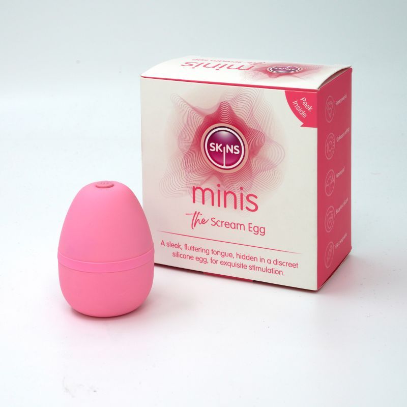 Skins Minis - The Scream Egg Compact Vibrating Toy EGGS